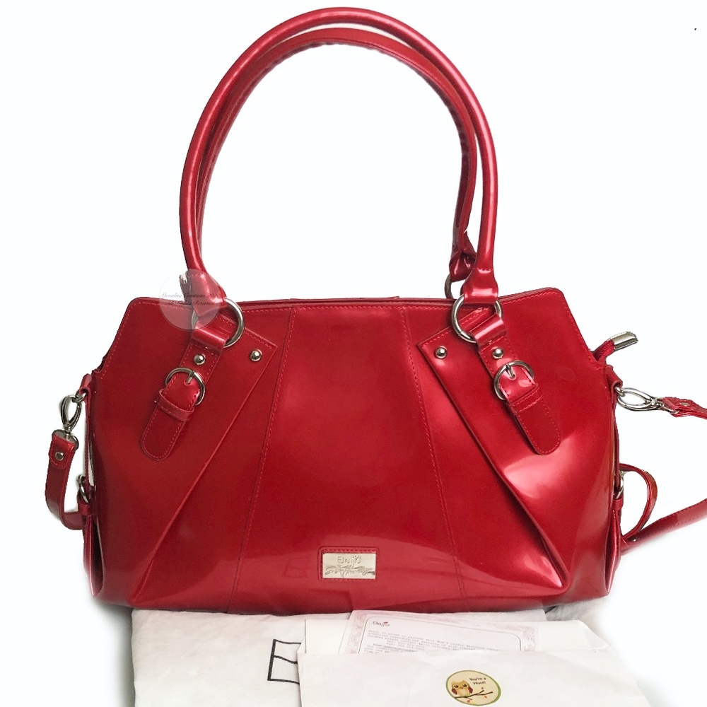 BEIJO Bag Susan Handley XL Tote Shoulder Crossbody Red Limited Edition + Dustbag